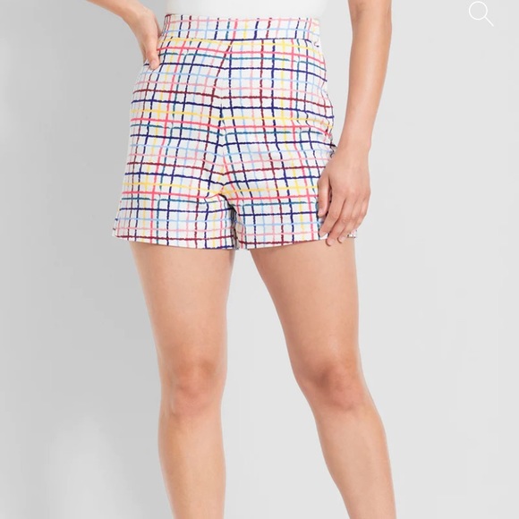 ModCloth x Collectif Summer Party Streamers Shorts Size 0 - Picture 1 of 7